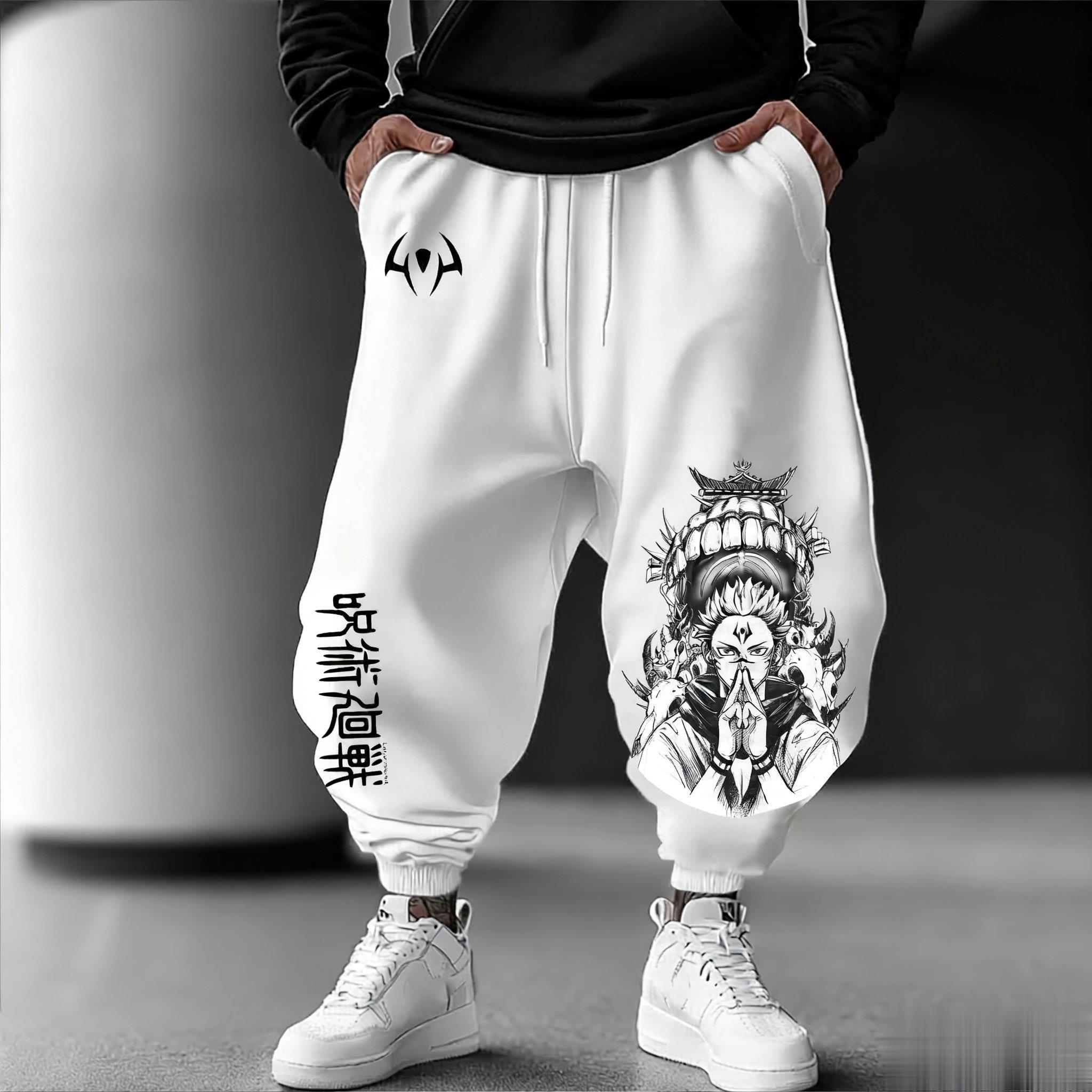 Japan Lifestyle And Culture - Jujutsu Kaisen Männer Jogging Hosen Lose