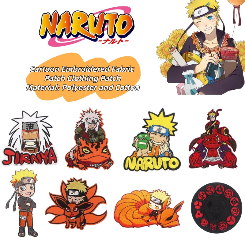 Japan Lifestyle And Culture - Naruto Cartoon-Anime-Aufnäher im japanischen Stil, personalisierter