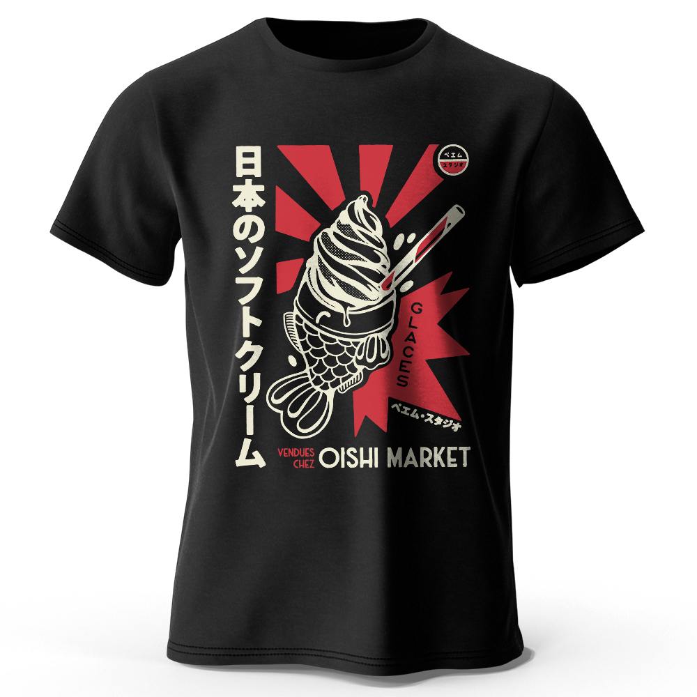 T-Shirt aus 100 % Baumwolle mi – Japan Lifestyle And Culture Bewertung und Preis