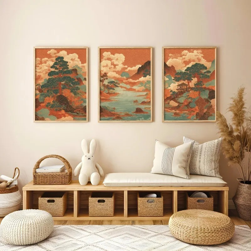 3-teiliges Vintage Japanisches – Japanese Living Lifestyle Bewertung und Preis